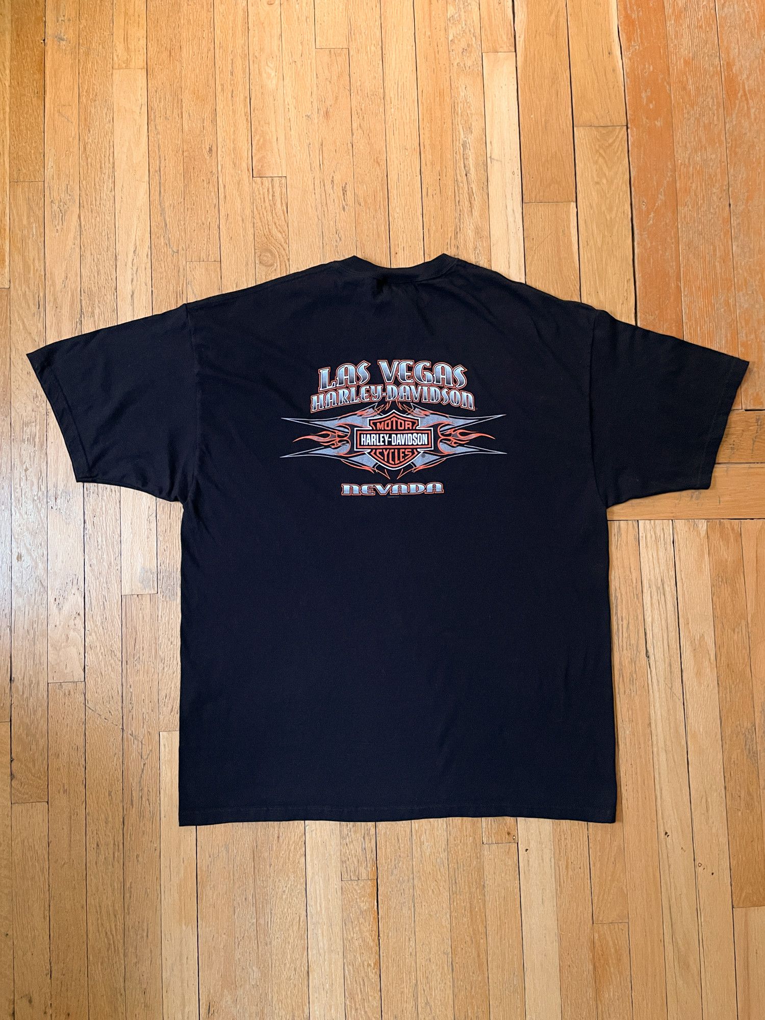 Harley Davidson 2007 Faded Harley Davidson Las Vegas Nevada T-Shirt Size US XXL / EU 58 / 5 - 4 Thumbnail