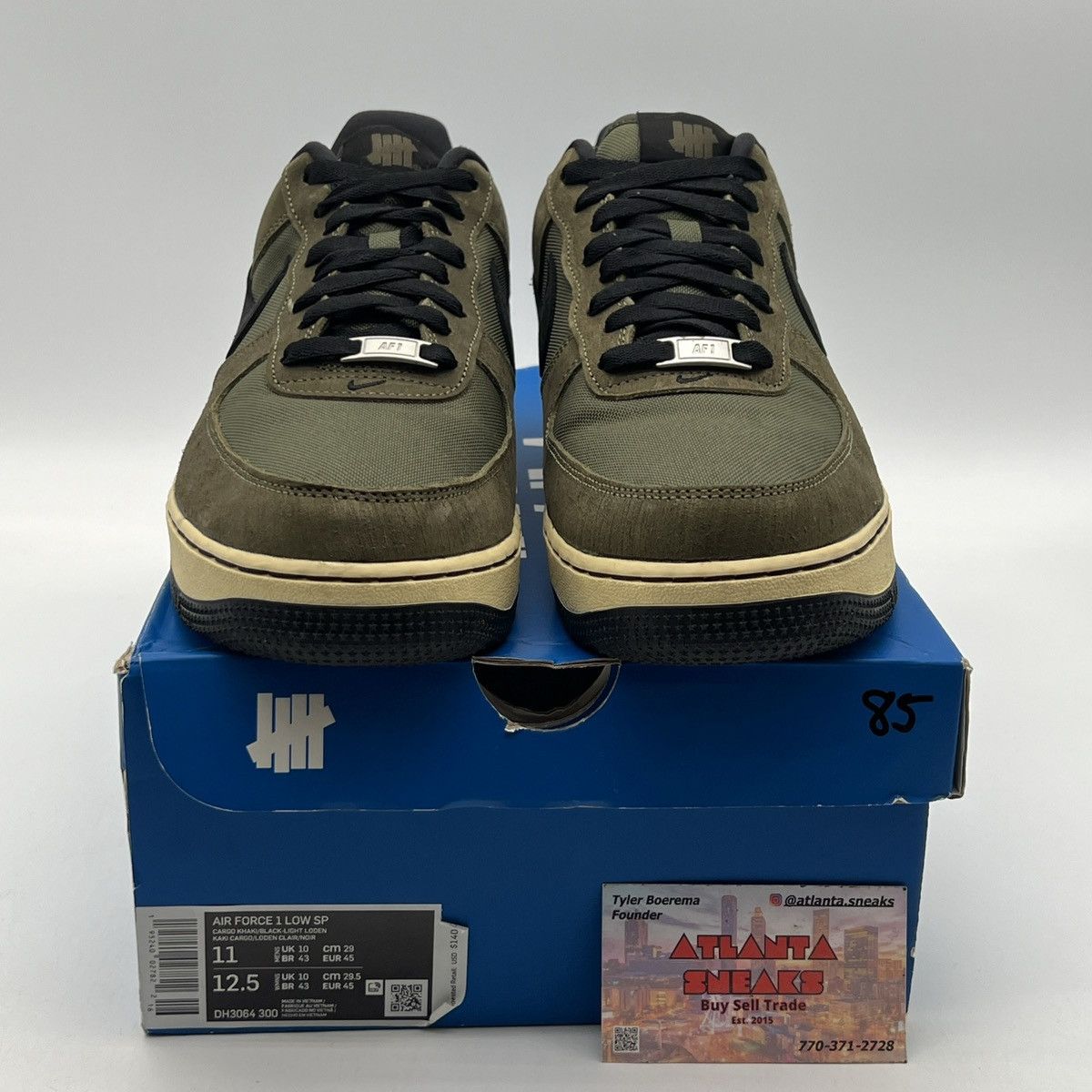 Nike Undefeated x Air Force 1 low ballistic Size US 11 / EU 44 - 2 Thumbnail