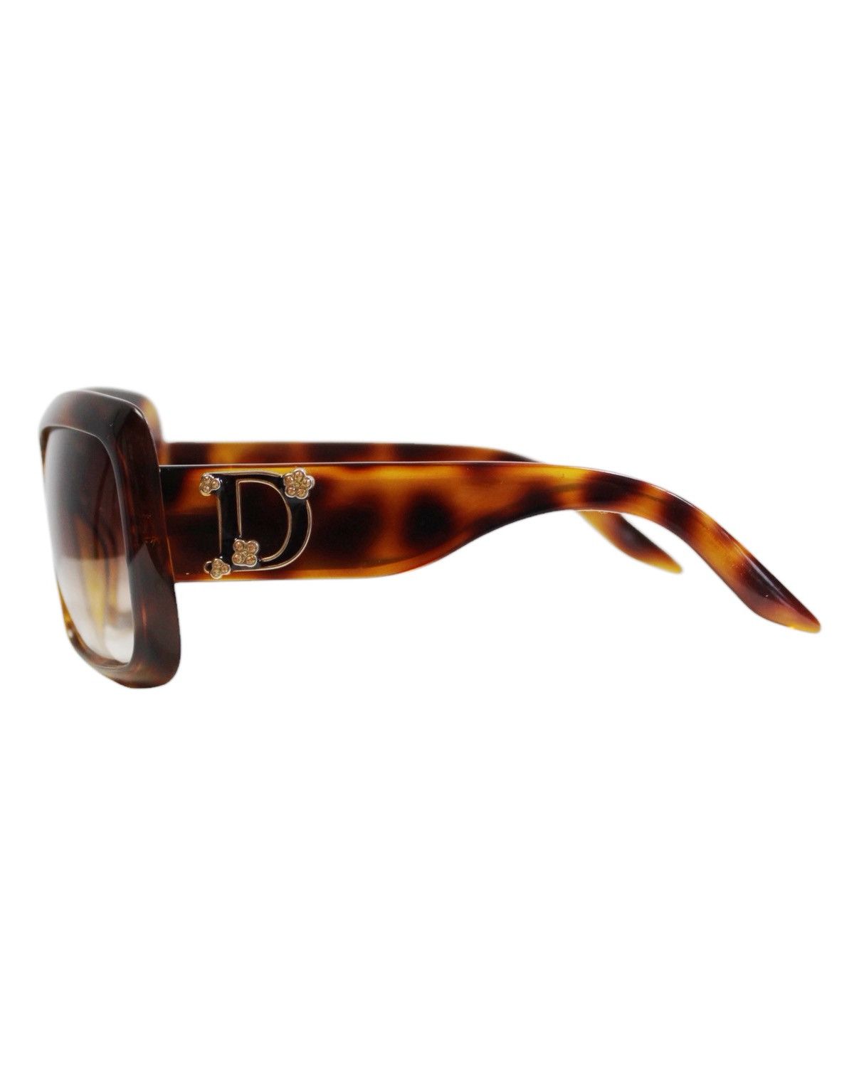 Christian Dior Monsieur 1990S DIOR COUTURE 1 OPTYL TURTLE SUNGLASSES Size ONE SIZE - 4 Thumbnail