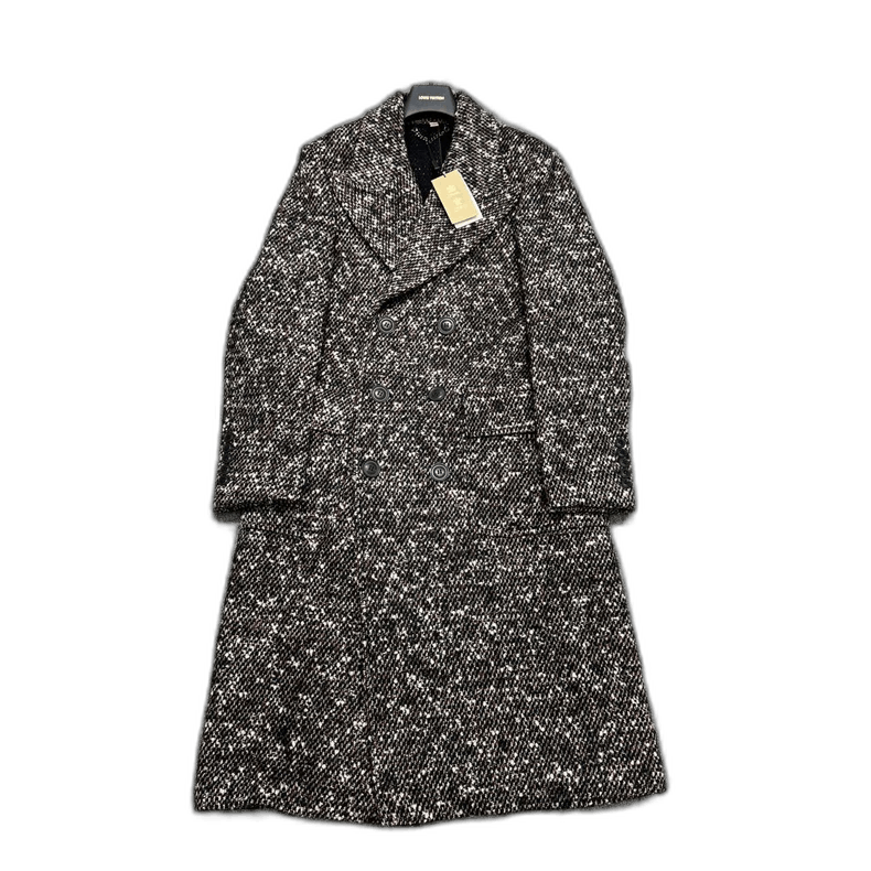 Burberry Burberry Tweed Knit Coat in Size 50-yf Size US M / EU 48-50 / 2 - 1 Thumbnail
