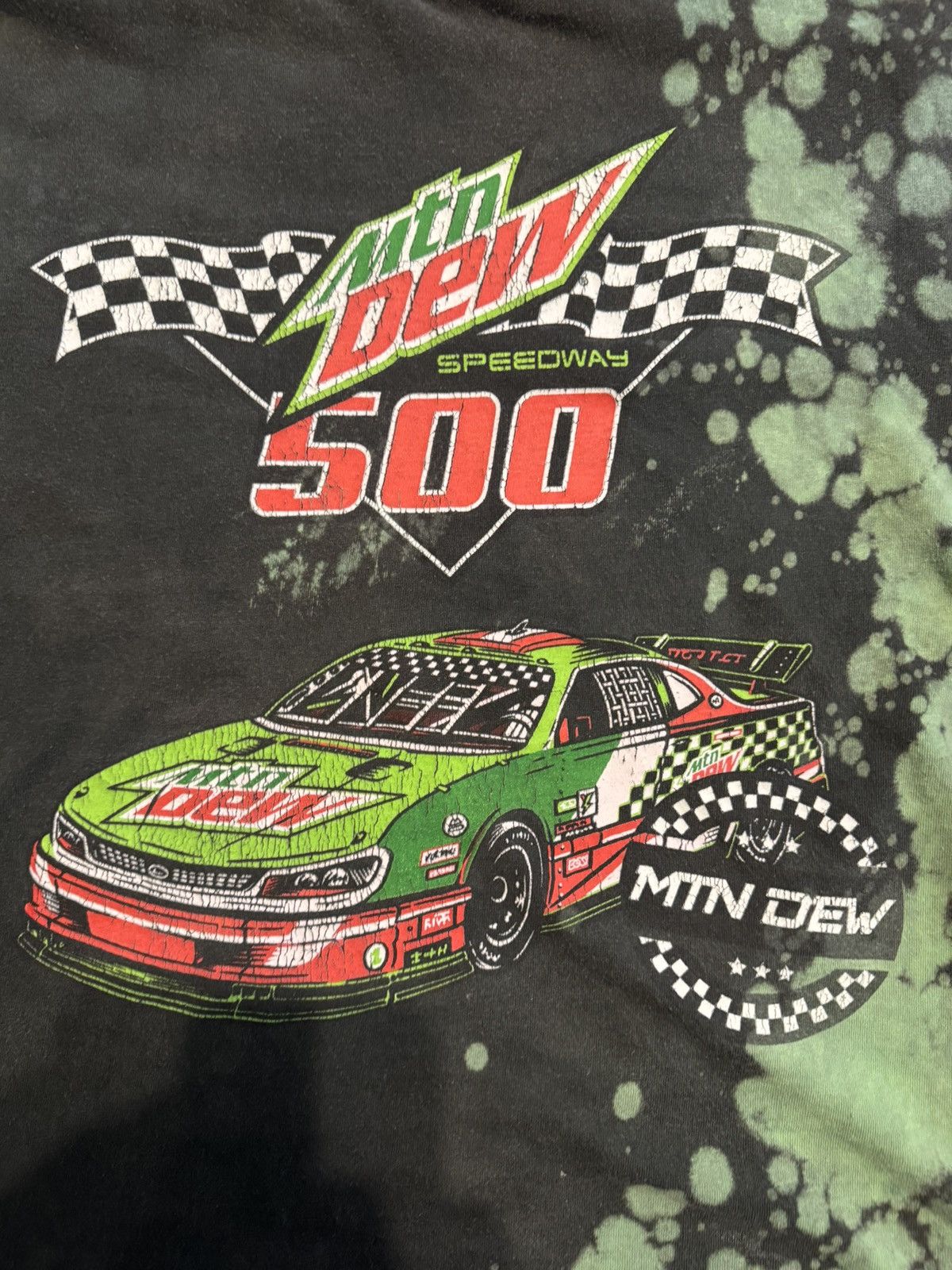 Other Mountain Dew black & green tie-dye tee Size US L / EU 52-54 / 3 - 3 Thumbnail
