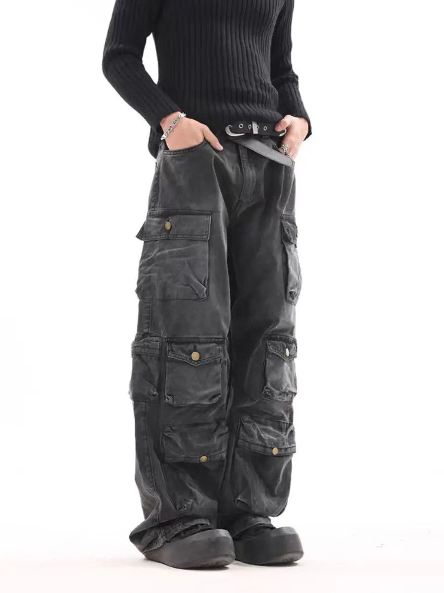 Designer × Japanese Brand Vintage Streetwear Hip Hop Loose Casual Pants Size US 33 - 2 Thumbnail