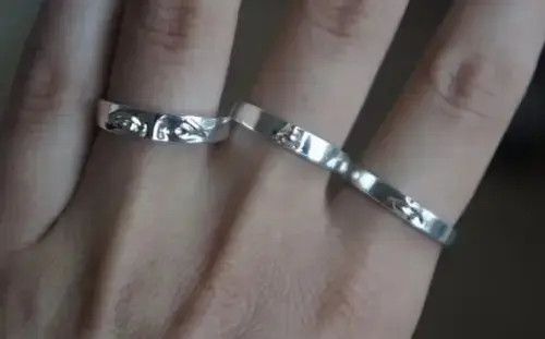 Other Face Finger Rings Silver Face Anatomy Human Head Jewelry Art Size ONE SIZE - 3 Thumbnail