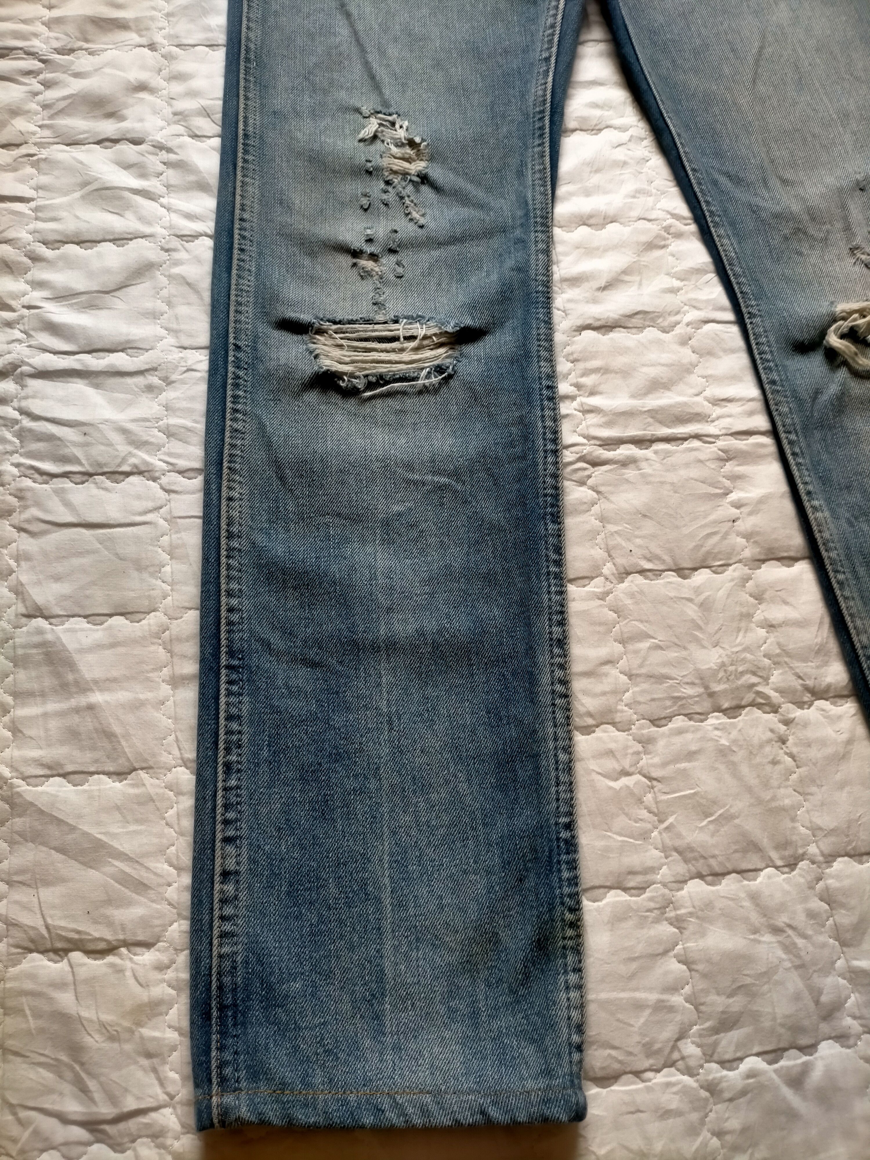Levi's Vintage Clothing Vintage Levis 606 Big E Skinny Ramones Jeans Size US 32 / EU 48 - 5 Thumbnail