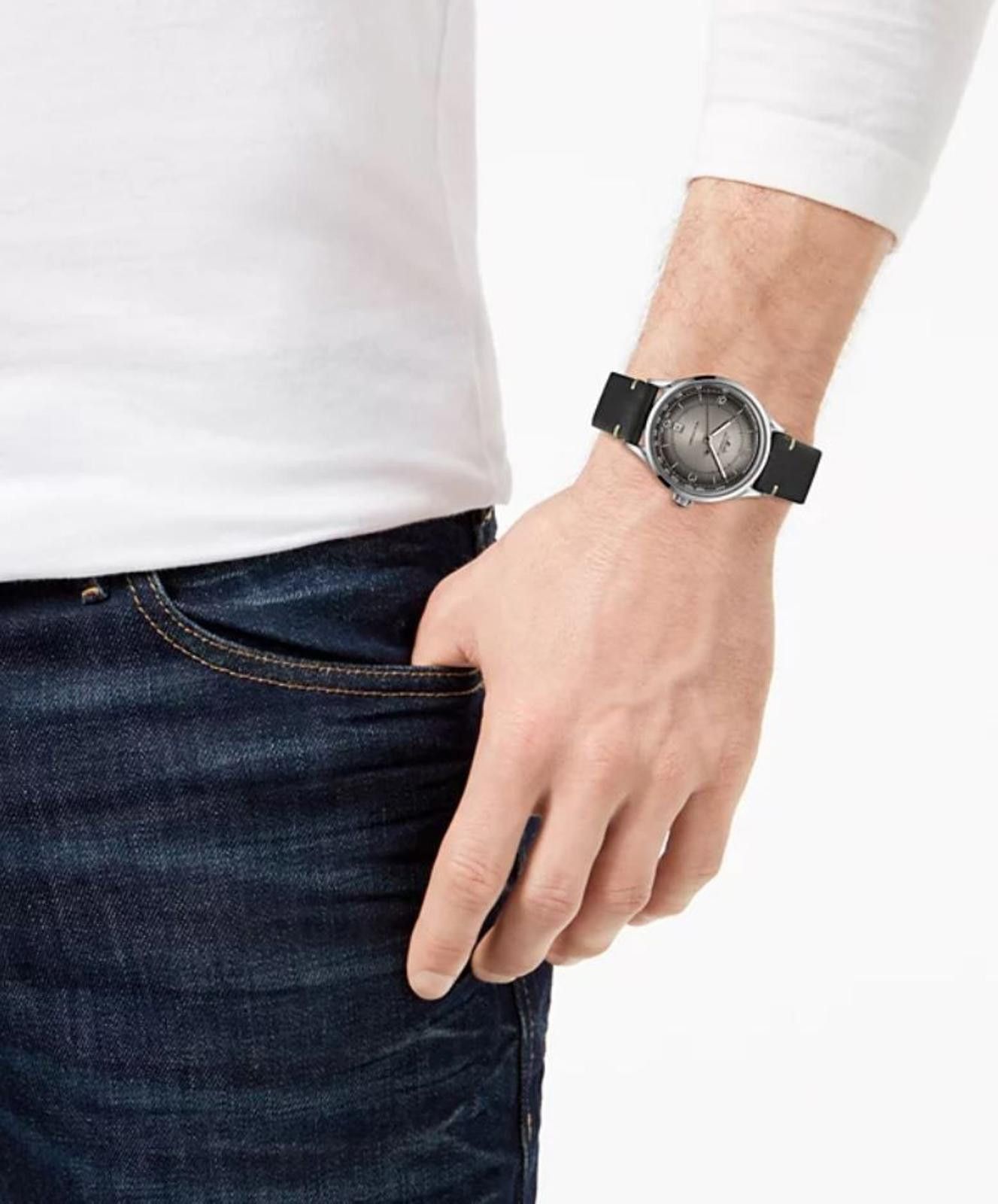 Midnight Studios MIDO Multifort Patrimony Auto Case Leather Black Dial Watch Size ONE SIZE - 2 Thumbnail