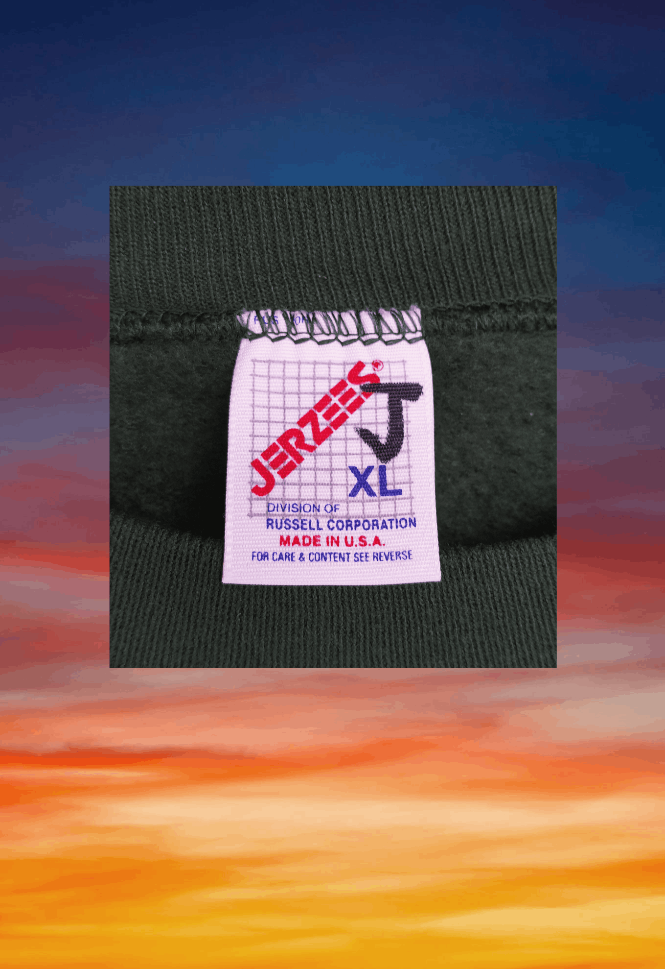 Jerzees Streetwear Vintage 80s/90s Blank Jerzees Sweatshirt Size US XL / EU 56 / 4 - 5 Thumbnail