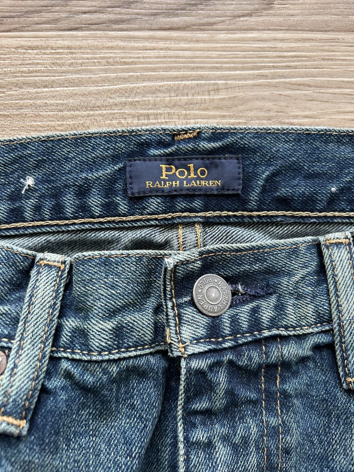 Polo Ralph Lauren Polo Ralph Lauren Patchwork Denim Pants Jeans Blue Size US 30 / EU 46 - 2 Thumbnail