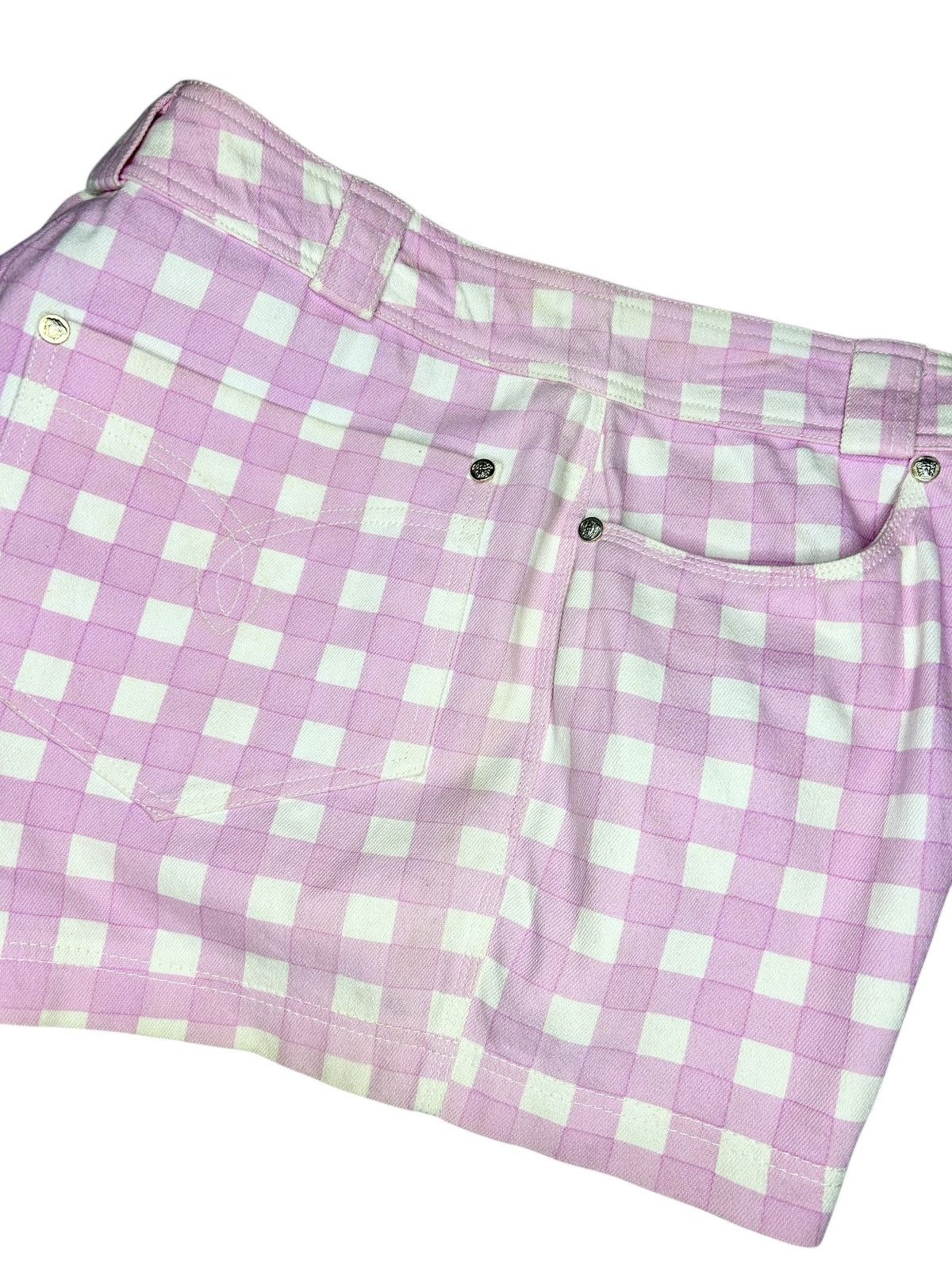 Versace S/S 93 Gingham Shorts Size 28" / US 6 / IT 42 - 15 Thumbnail