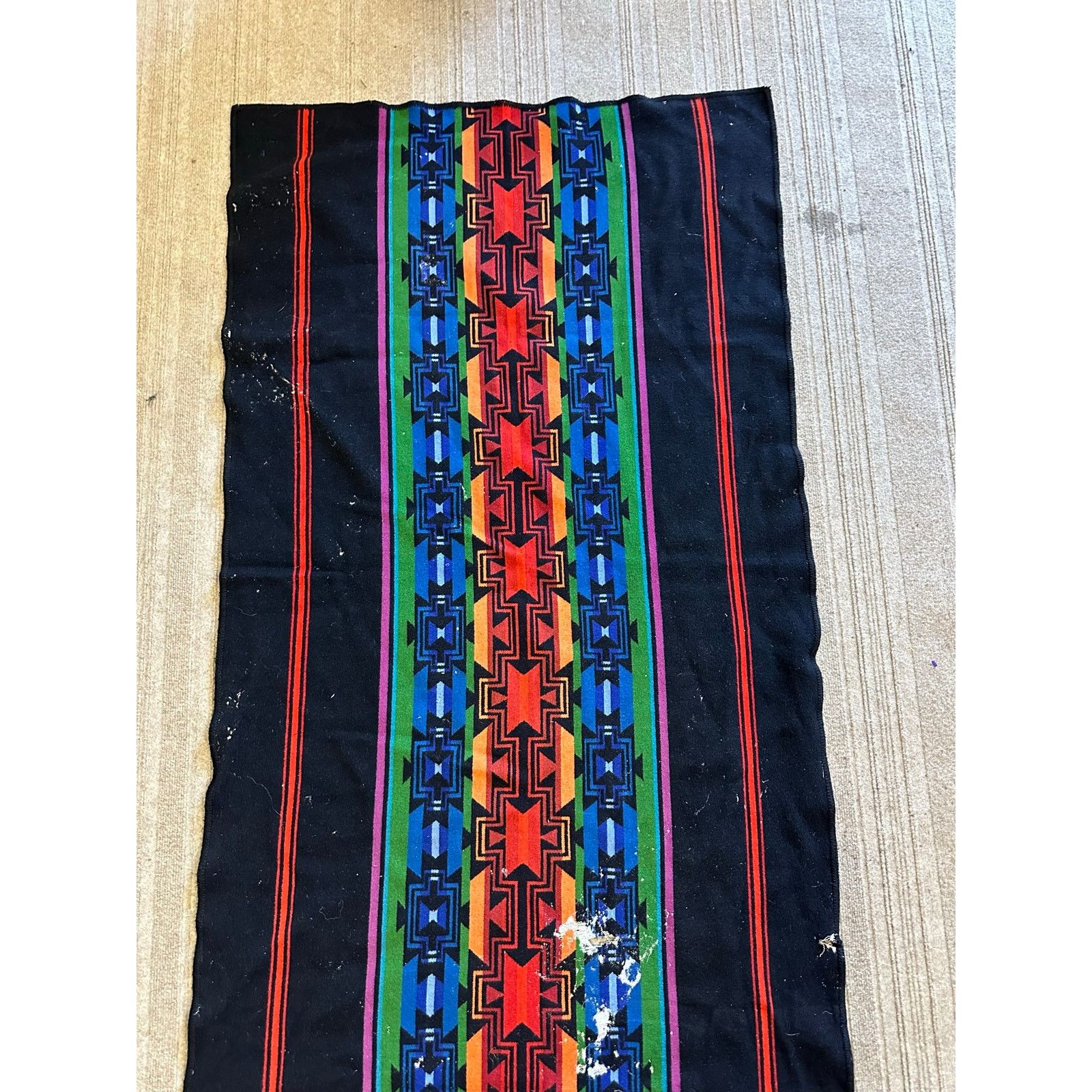 Pendleton Vintage Pendleton Beaver State Wool Aztec Blanket 34x63” Size ONE SIZE - 13 Thumbnail
