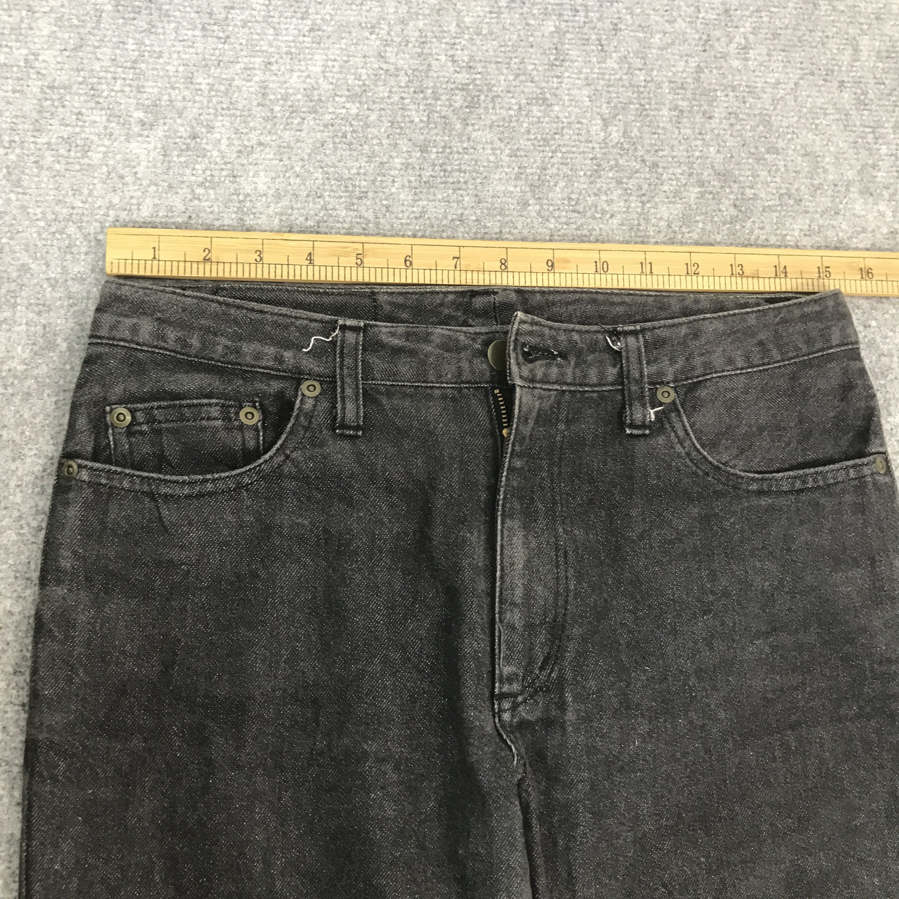 Super Lovers super lovers bootcut black denim pants K54B15 Size US 28 / EU 44 - 7 Thumbnail