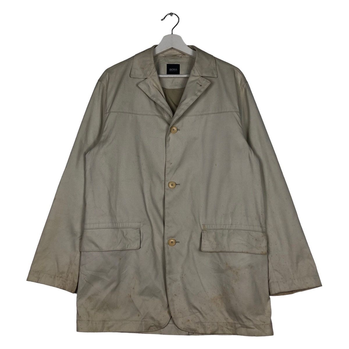 Japanese Brand 🔥Vintage Chore Jacket Worker Hugo Boss Size US M / EU 48-50 / 2 - 1 Thumbnail