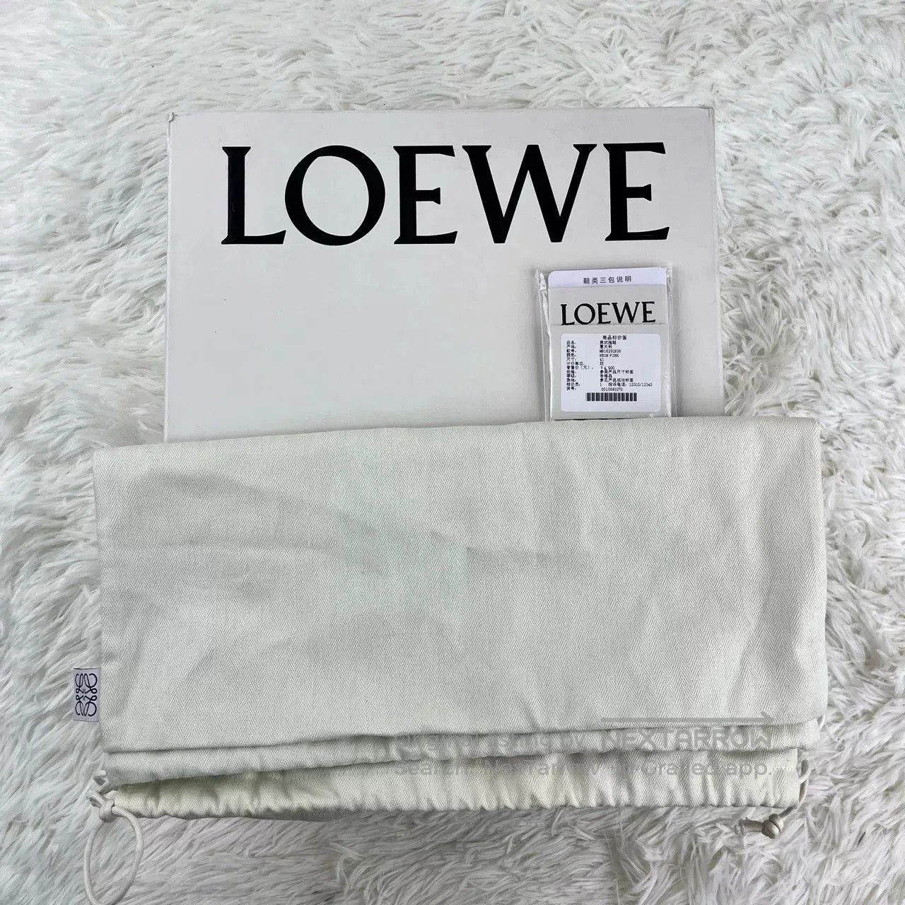Loewe LOEWE Fleece Flat Slippers Pink. Size US 9.5 / IT 39.5 - 9 Thumbnail