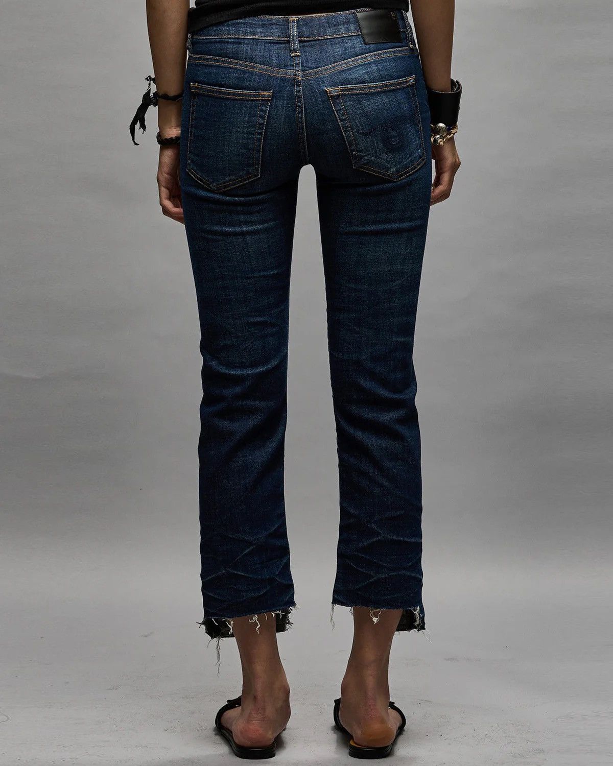 R13 R13 Boy Straight Howell Jeans Size 29" - 3 Thumbnail