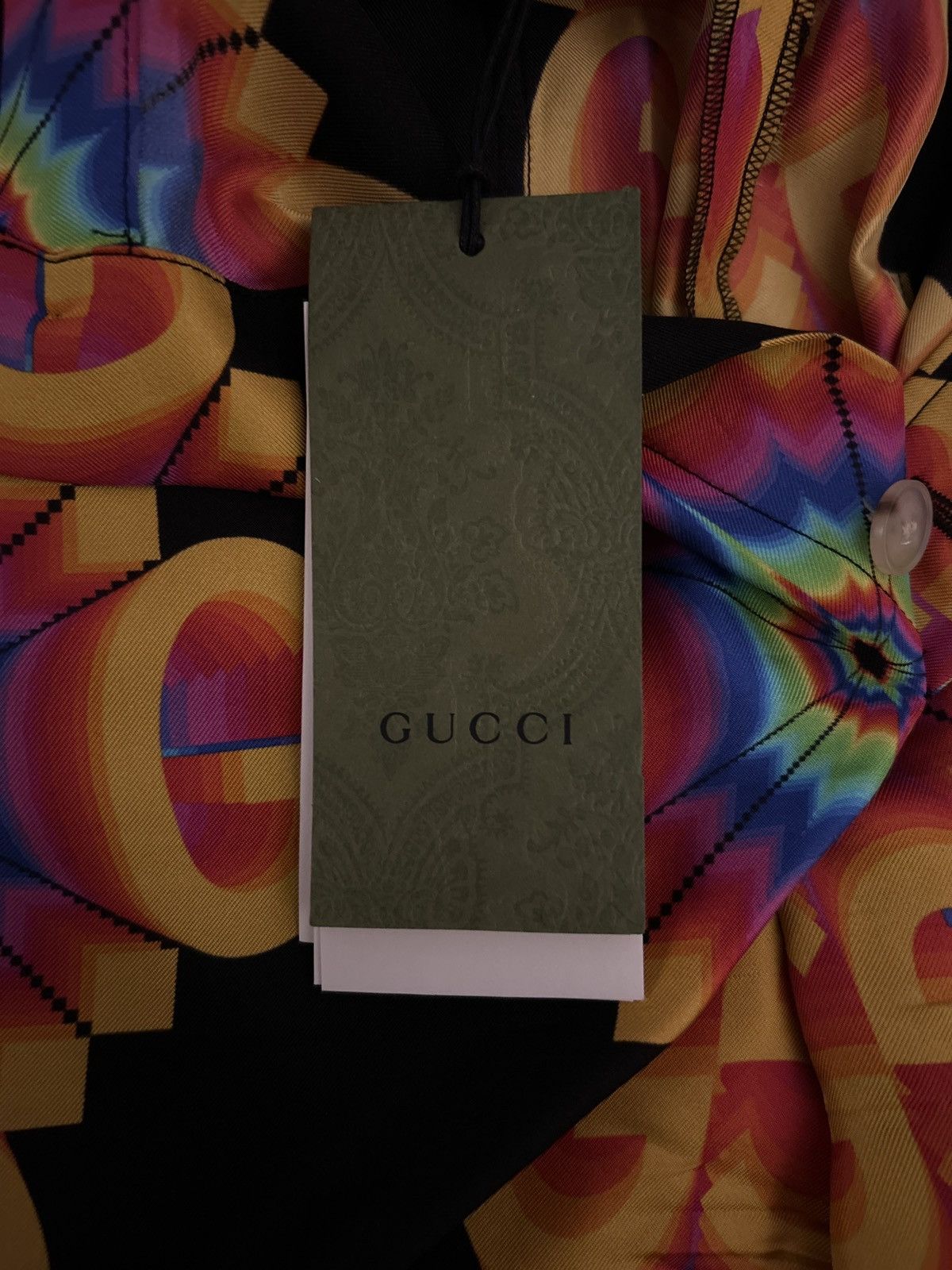 Gucci Gucci GG Kaleidoscope Silk Shorts Size US 33 - 9 Thumbnail