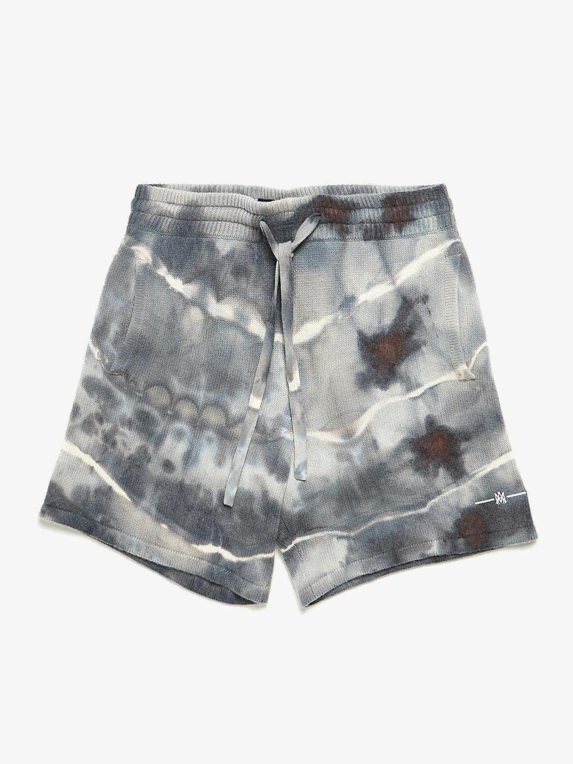 AMIRI Blue Tie-Dye Shorts