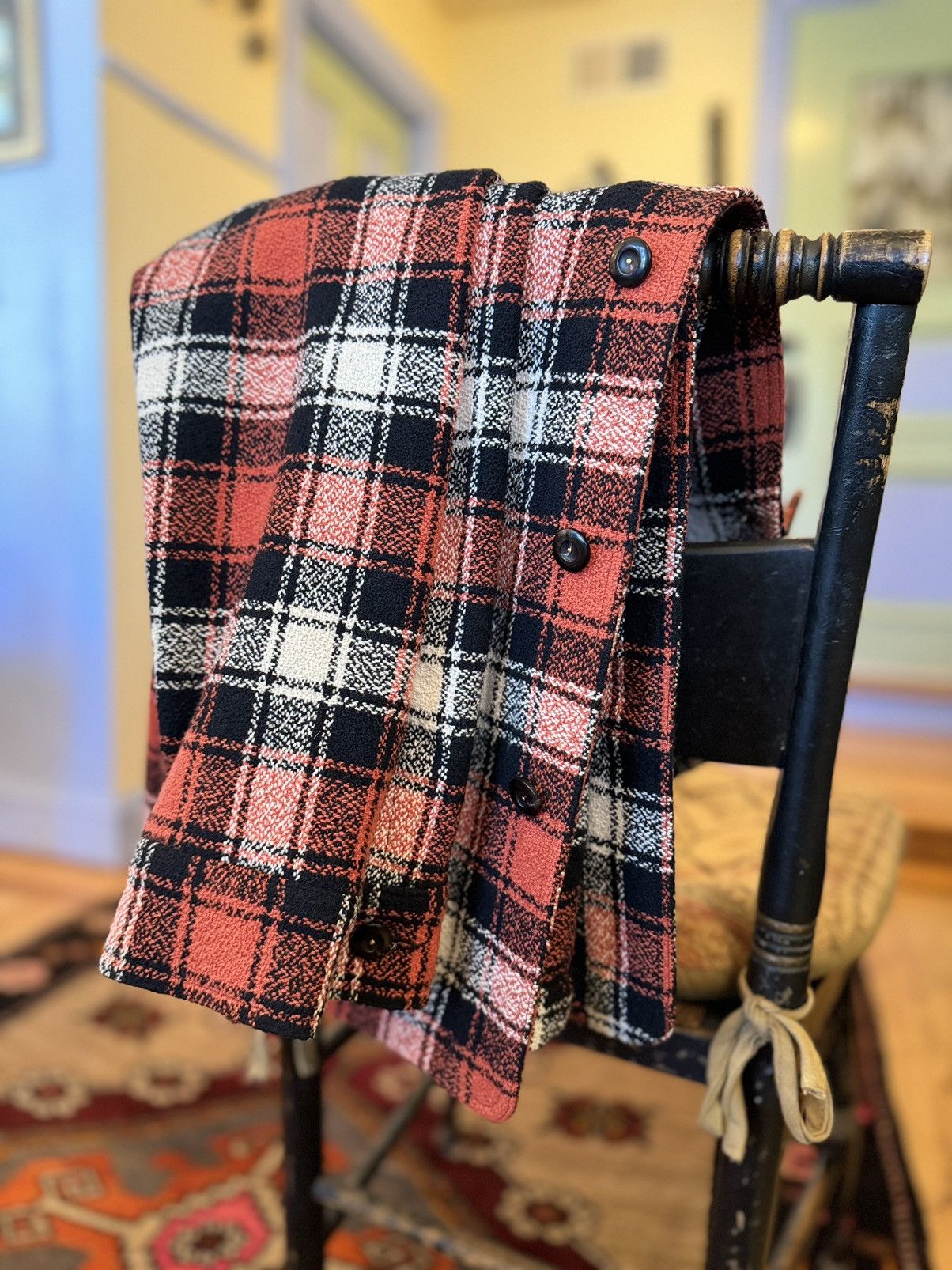 Taylor Stitch Taylor Stitch - Ojai Jacket in Garnet Plaid Wool - Size 40 Size US M / EU 48-50 / 2 - 13 Thumbnail