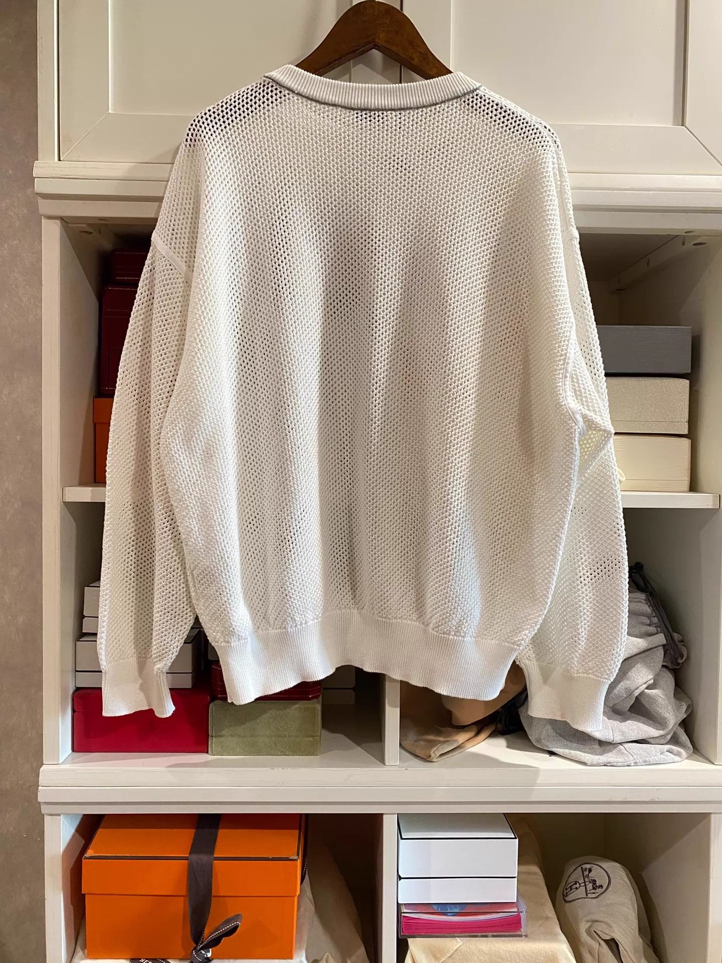 Brunello Cucinelli Brunello Cucinelli Subtle Openwork Sweater Size S Size S / US 4 / IT 40 - 2 Thumbnail