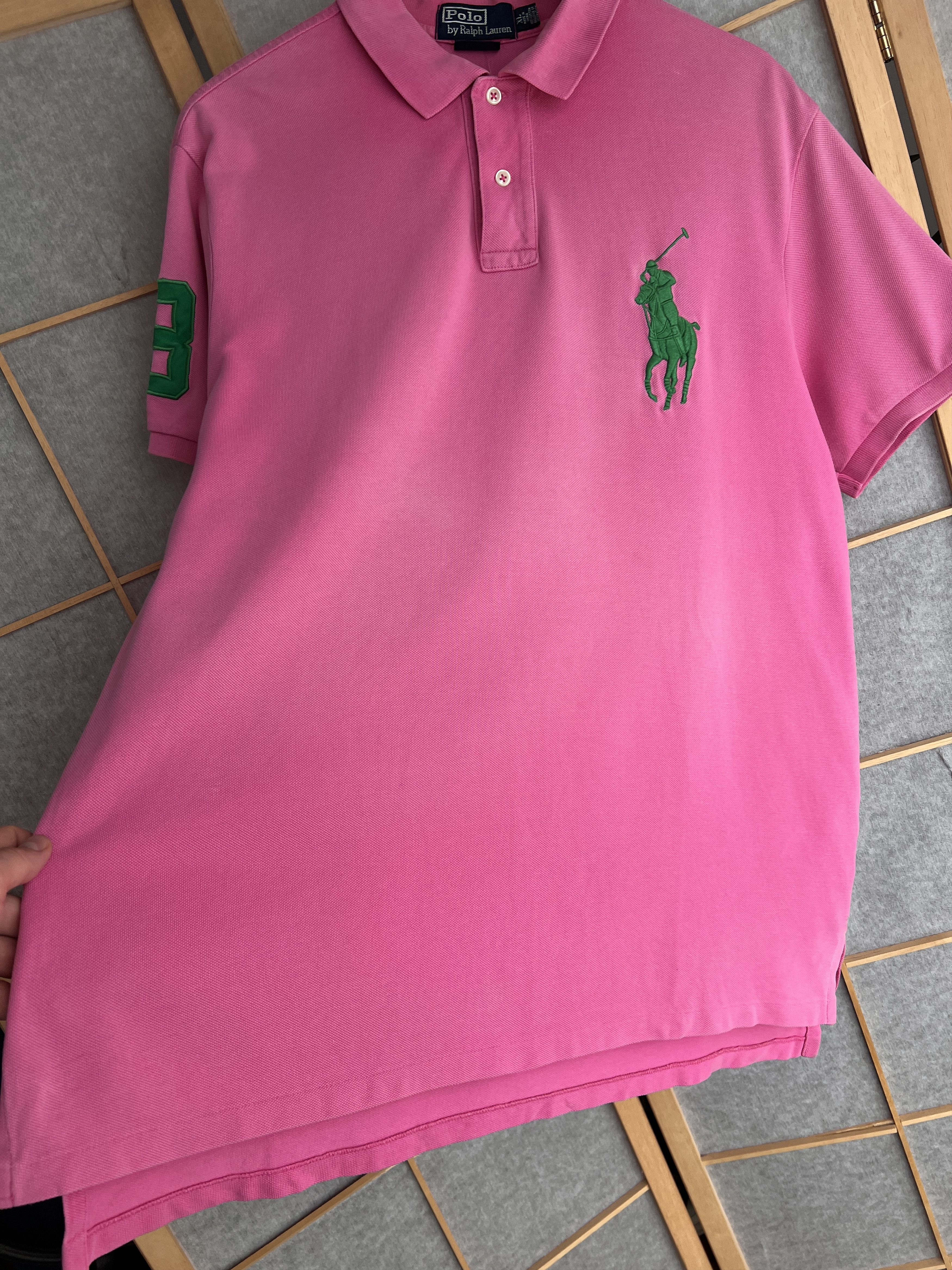 2000s Polo Ralph Lauren Big pony logo Number 3 polo shirt XL