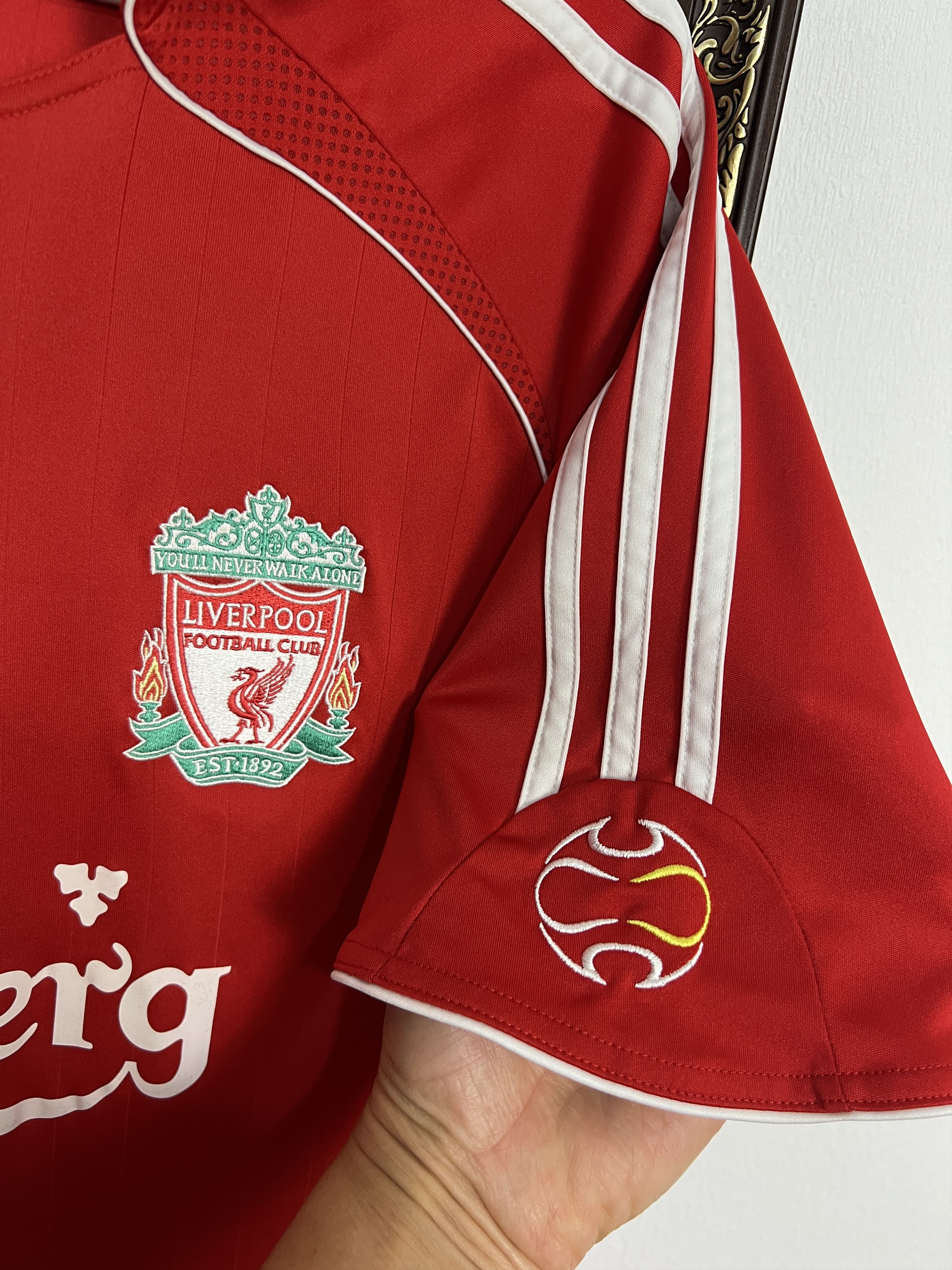 Adidas Liverpool football shirt 2006 Soccer Jersey Trikot Rare Size US M / EU 48-50 / 2 - 4 Thumbnail