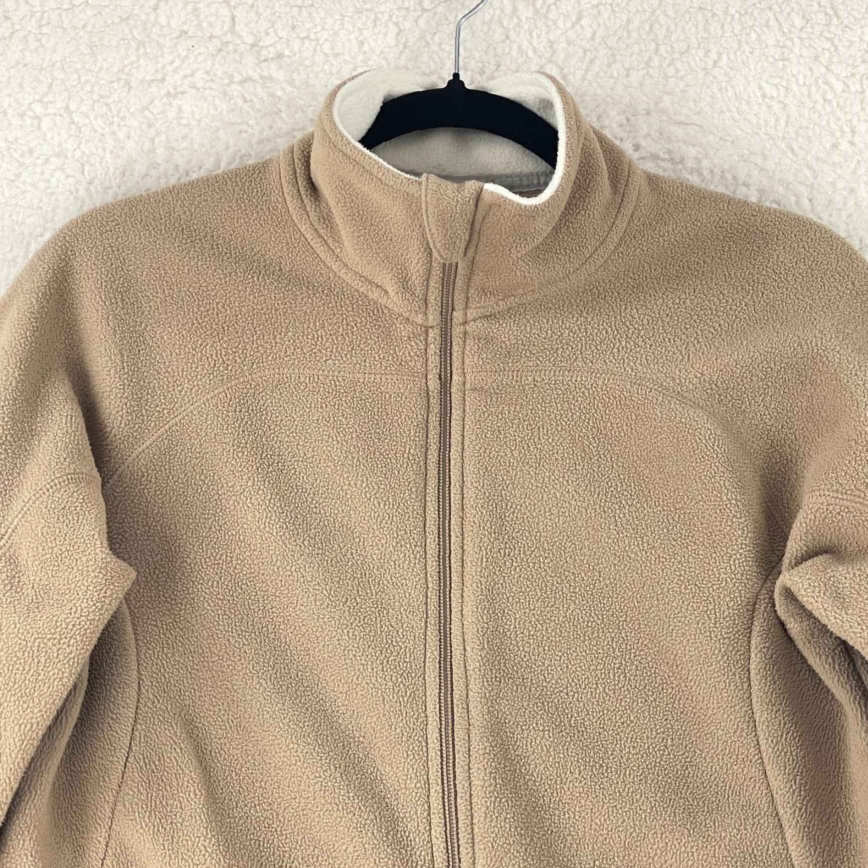 Burton Burton Brown Fleece Full Zip Sweater Womens Large Wool? No — Polyester Full Zip Mock Neck Long Sleeve Brown Burton Size L / US 10 / IT 46 - 3 Thumbnail
