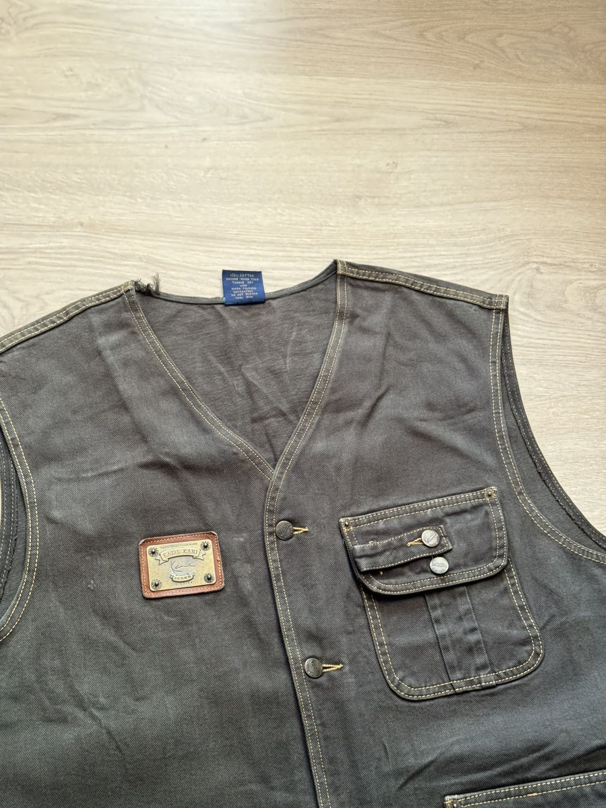 Karl Kani Vintage 90’s Karl Kani Rare Tactical Vest Rap y2k Baggy Size US XL / EU 56 / 4 - 2 Thumbnail