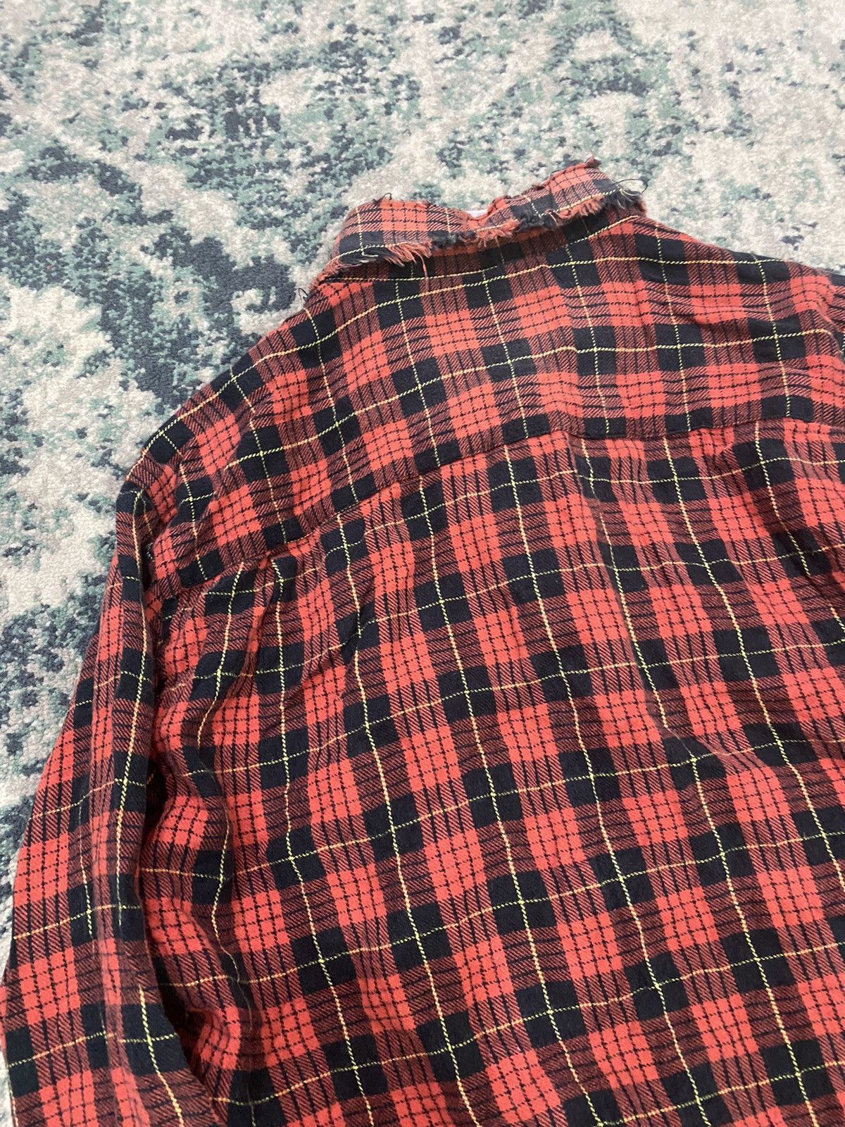 PPFM PPFM Distressed Design Flannel Button Up Shirt Size US L / EU 52-54 / 3 - 16 Thumbnail
