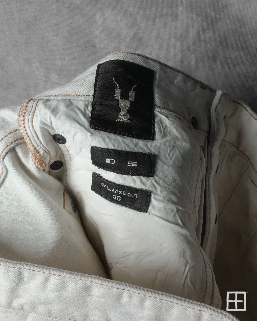 Rick Owens Drkshdw Rick Owens DRKSHDW Collapse Cut Denim Jeans 30 Size US 30 / EU 46 - 5 Thumbnail