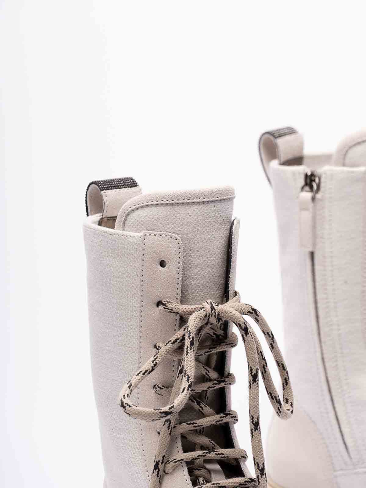 Brunello Cucinelli o1y0725 Ankle Boots in Sand/Pink Size US 6 / IT 36 - 4 Thumbnail