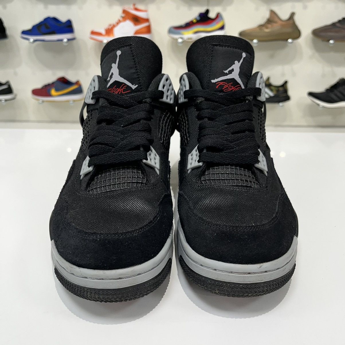 Nike Air Jordan 4 Retro SE Black Canvas Size US 10.5 / EU 43-44 - 8 Thumbnail