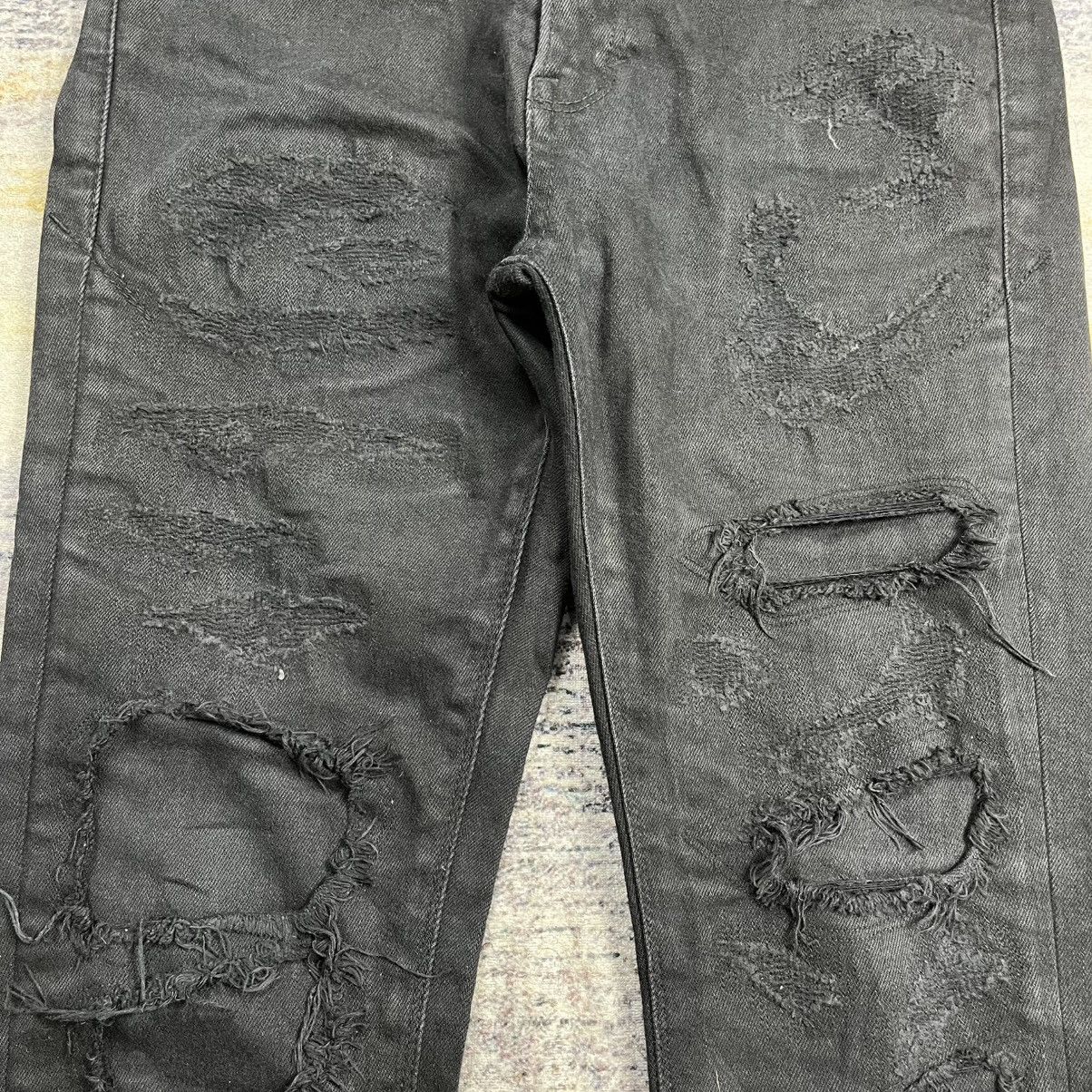 Fuga distressed skinny denim pants
