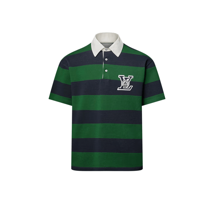 Louis Vuitton Striped Short-Sleeved Polo Shirt Size US M / EU 48-50 / 2 - 1 Thumbnail