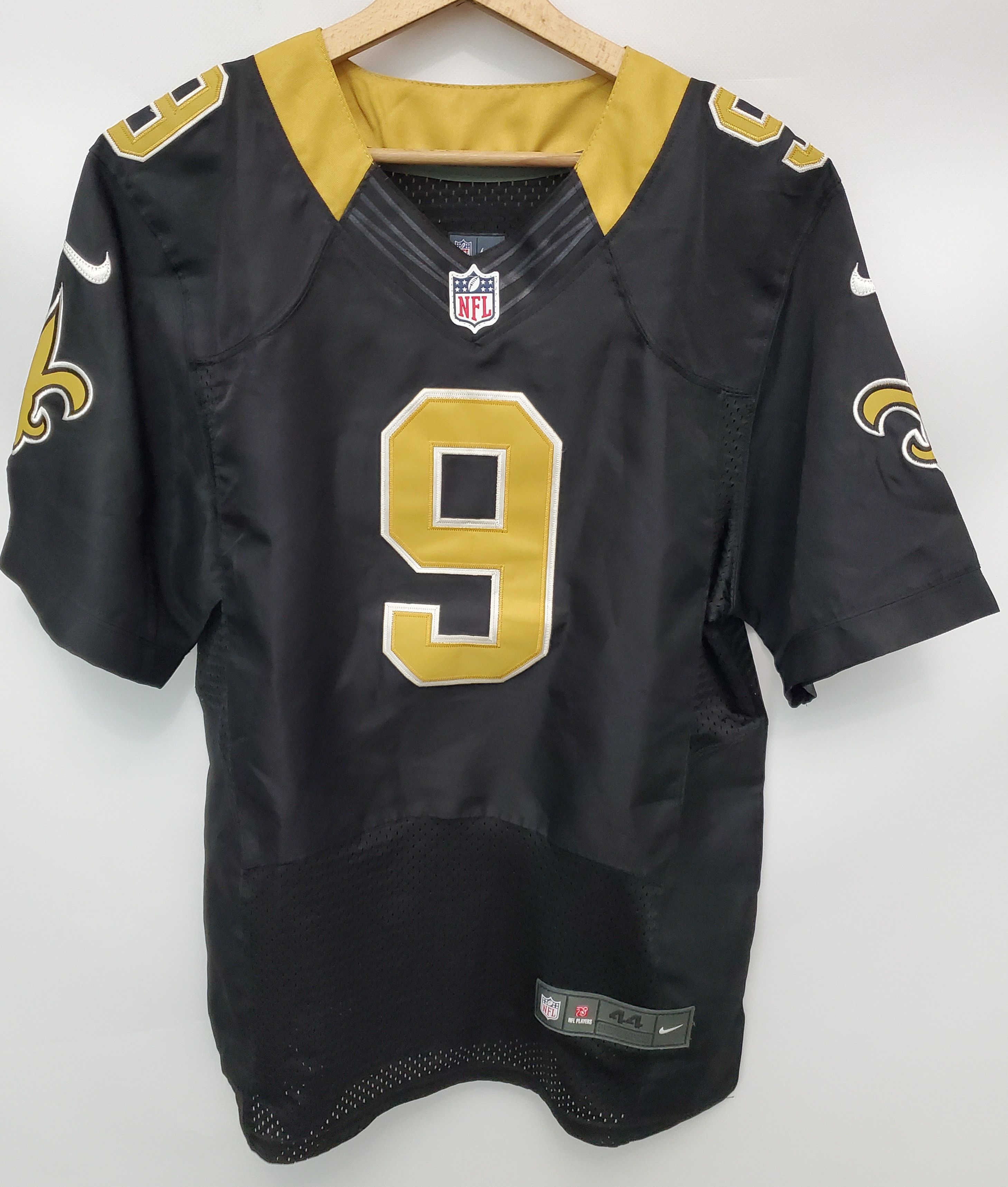 New Orleans Saints Drew Brees 9 Nike On Field Black Jersey
