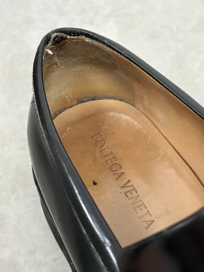 Bottega Veneta 2000s Bottega Veneta Black Leather Loafers Size US 9 / EU 42 - 11 Thumbnail
