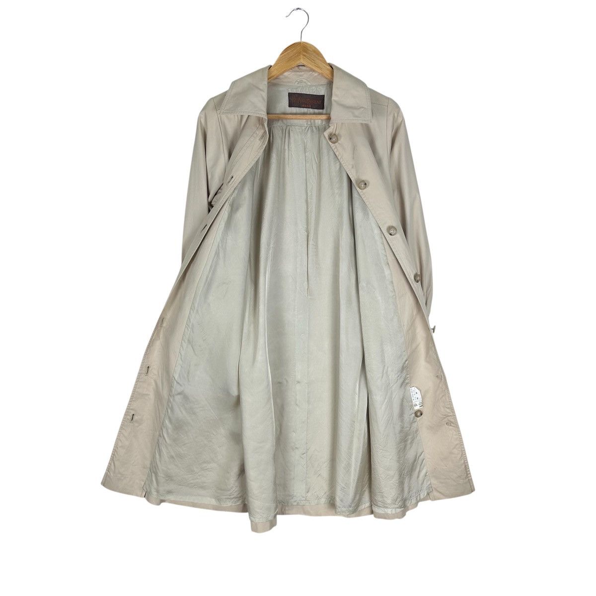 Yves Saint Laurent YSL TRENCH COAT JACKET Size M / US 6-8 / IT 42-44 - 7 Thumbnail