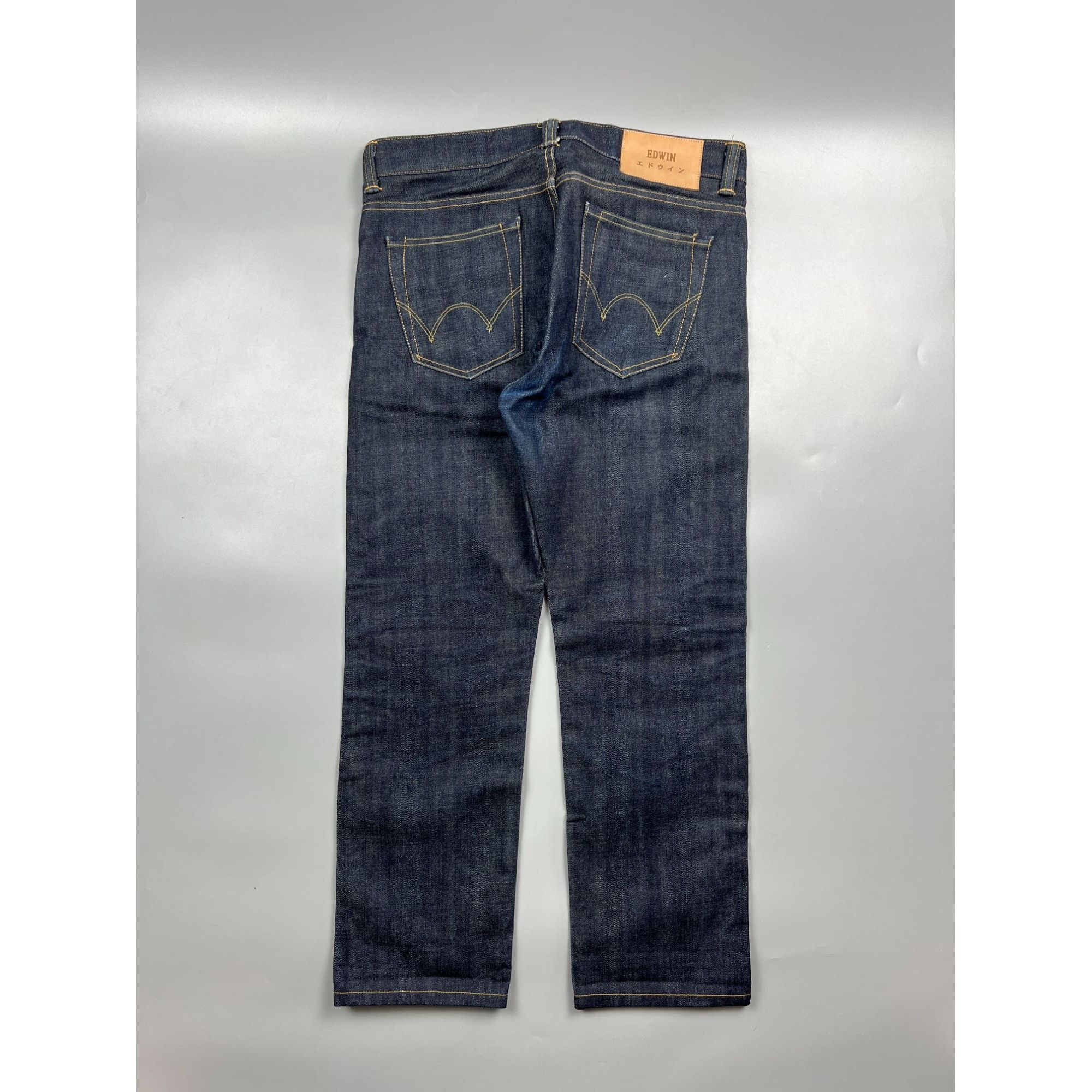 Edwin Edwin ED-71 Raw Selvedge Denim Jeans Pants (Y0965) Size US 31 - 14 Thumbnail