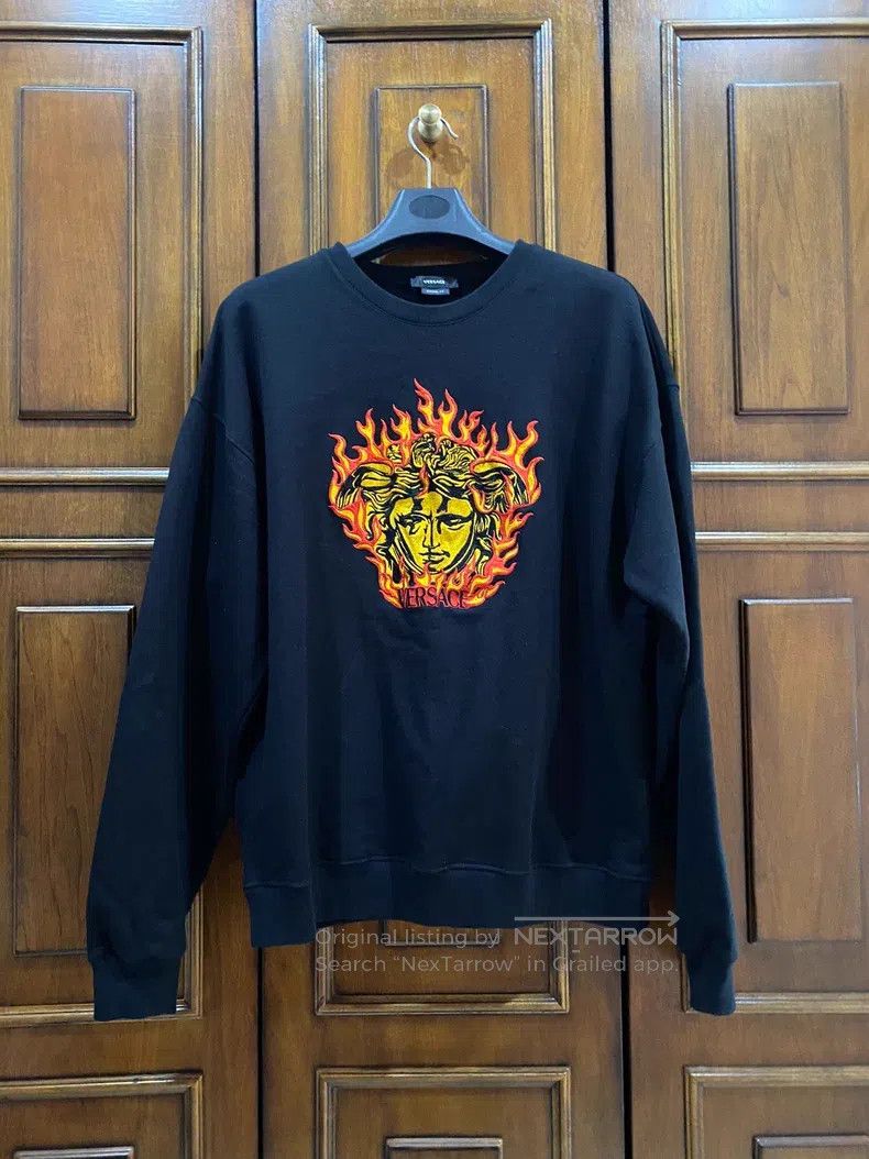 Versace Versace Embroidered sweatshirt Size US XXL / EU 58 / 5 - 1 Thumbnail