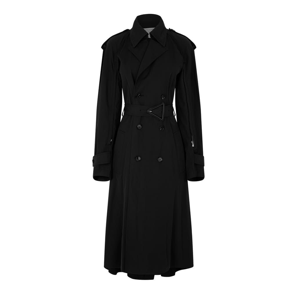 Bottega Veneta Bottega Veneta Relaxed Fit Trench Coat in Black Size XS / US 0-2 / IT 36-38 - 2 Thumbnail
