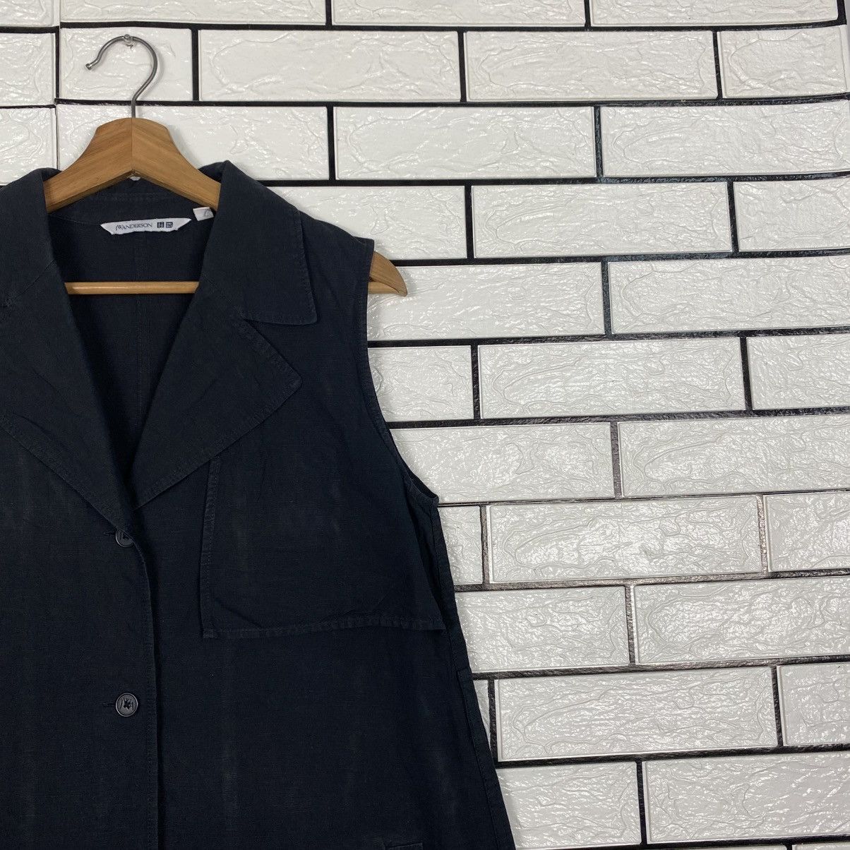 JW Anderson 📌Rich Black Long Jacket Sleeveless Uniqlo JW Anderson Size US M / EU 48-50 / 2 - 8 Thumbnail