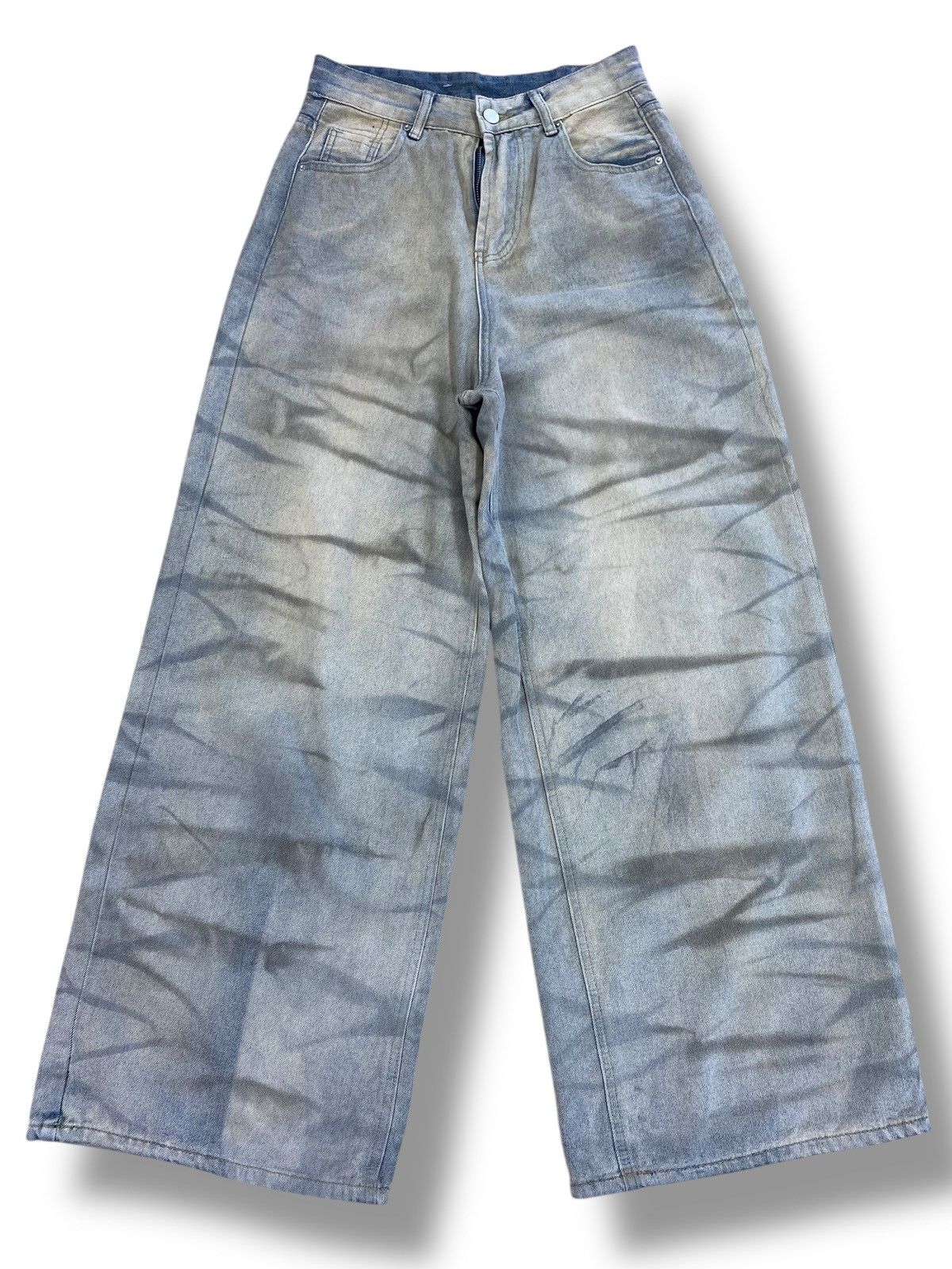 Japanese Brand Japanese Brand Dirty Dye Wash Style Baggy Jeans Size US 26 / EU 42 - 1 Thumbnail