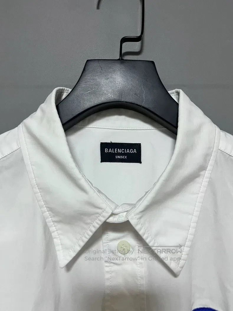 Balenciaga Balenciaga size 39 NASA co-branded embroidery logo shirt Size US S / EU 44-46 / 1 - 3 Thumbnail