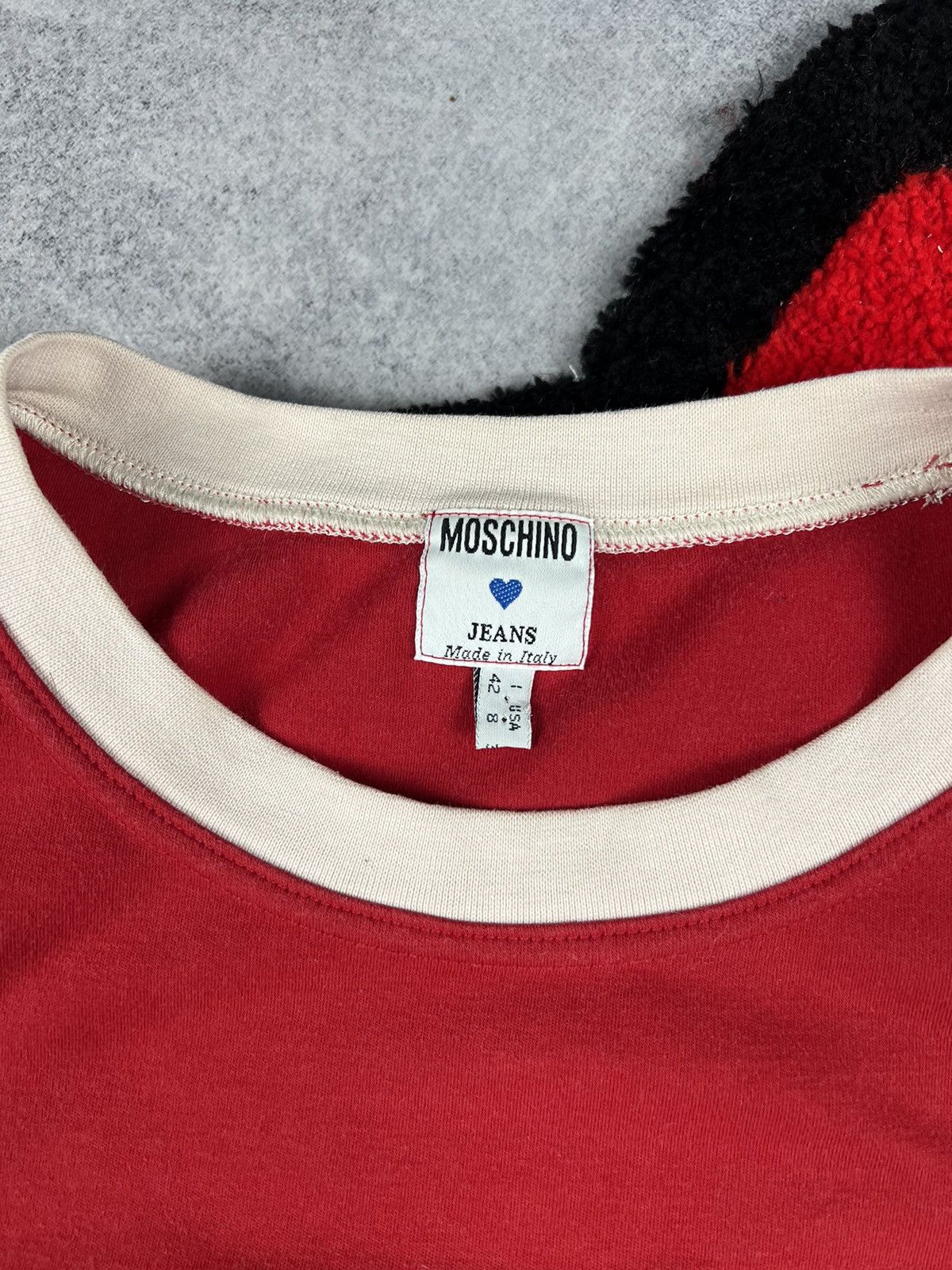 Moschino Y2K Vintage Moschino 90s Red Mini Dress Size M / US 6-8 / IT 42-44 - 6 Thumbnail