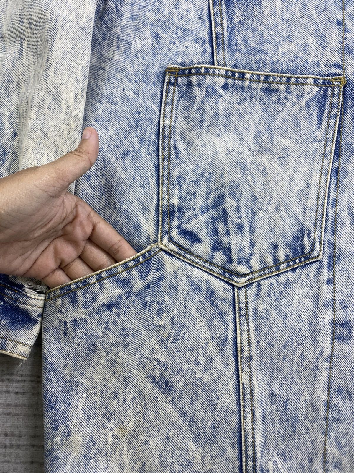 Japanese Brand × Jordache × Vintage Vintage 90s Jordache Asid Wash Trucker Denim Jacket Size US L / EU 52-54 / 3 - 9 Thumbnail