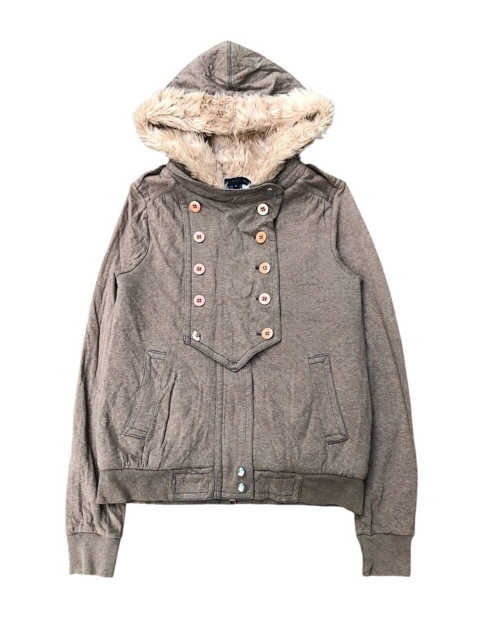 Marc by Marc Jacobs Vintage Marc Jacobs Faux Fur Hodded Jacket Size US S / EU 44-46 / 1 - 1 Thumbnail
