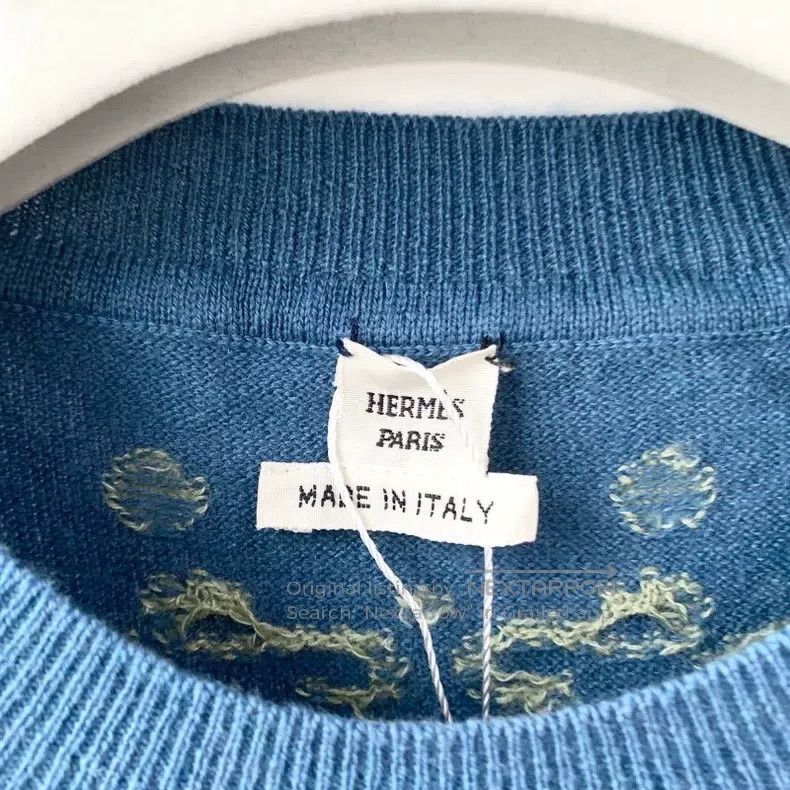 Hermes Hermes Blue knitted sweater Size XS / US 0-2 / IT 36-38 - 6 Thumbnail