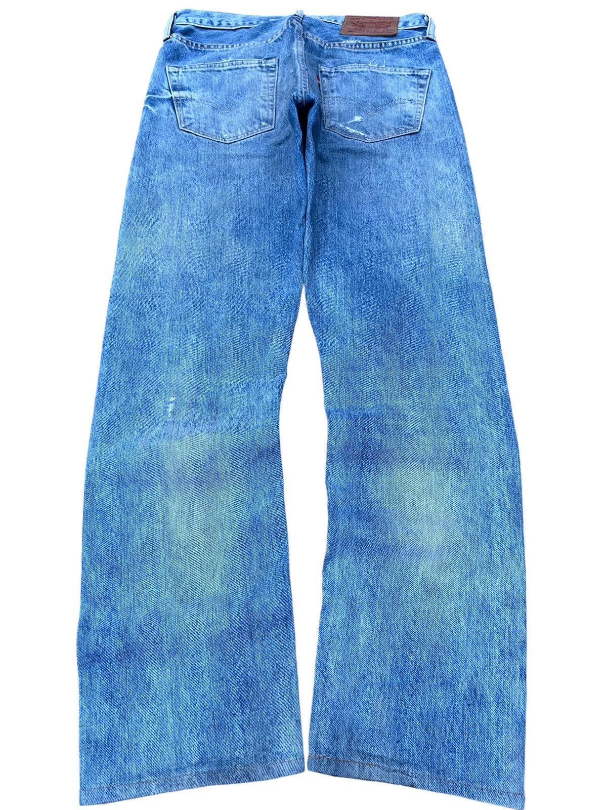Levi's × Levi's Vintage Clothing Vintage Levi’s 501 Buttonfly Distressed Straight Leg Jeans Size US 29 - 2 Thumbnail