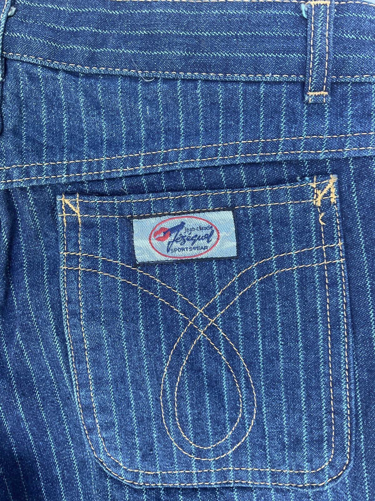 Vintage Vintage Jézékiel striped jeans Size 26" / US 2 / IT 38 - 12 Thumbnail