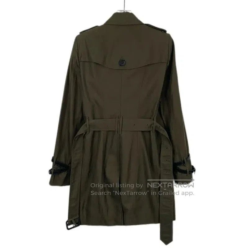 Burberry Burberry Women's S Size Dark Green Trench Coat. Size S / US 4 / IT 40 - 2 Thumbnail