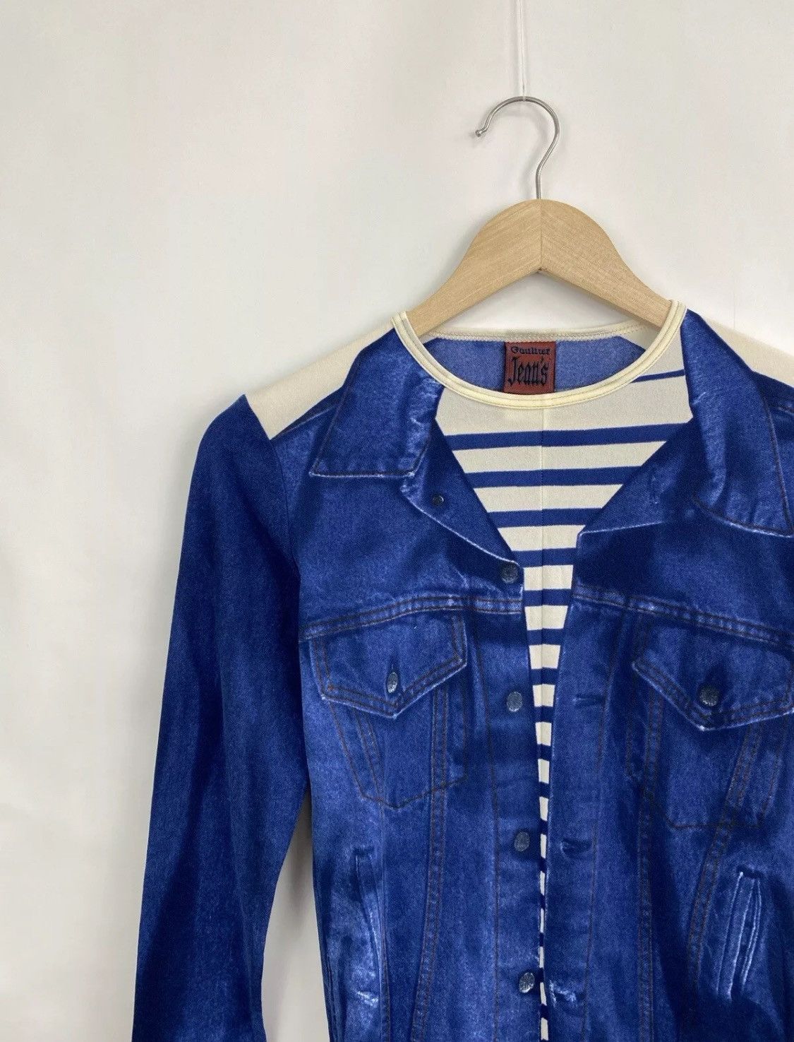 Jean Paul Gaultier Archive 1997 Jean Paul Gaultier JPG Made in France Blouse Size S / US 4 / IT 40 - 2 Thumbnail