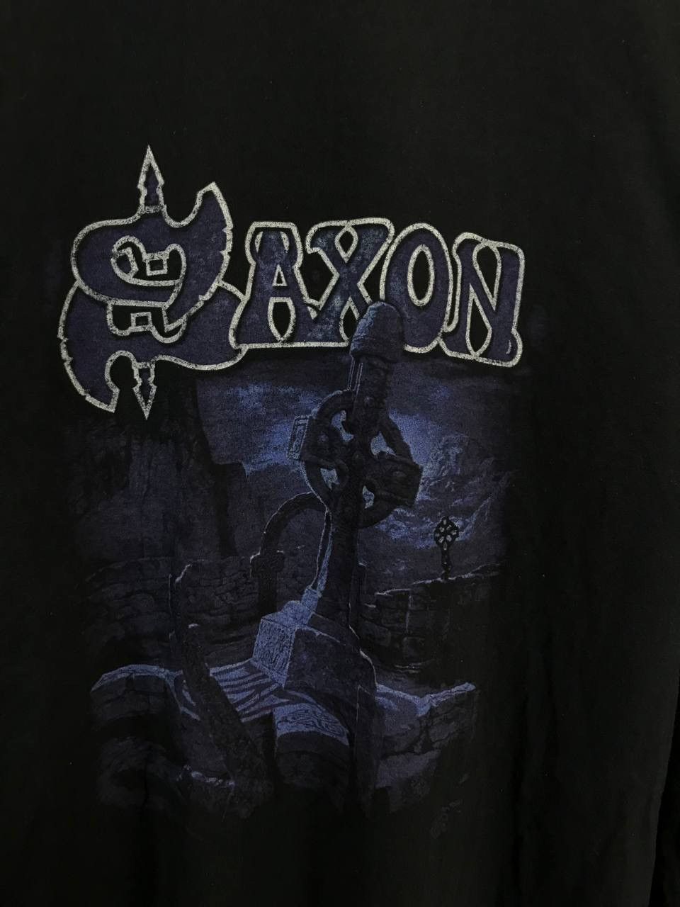 Band Tees Saxon vintage rock band longsleeve Size US XL / EU 56 / 4 - 3 Thumbnail