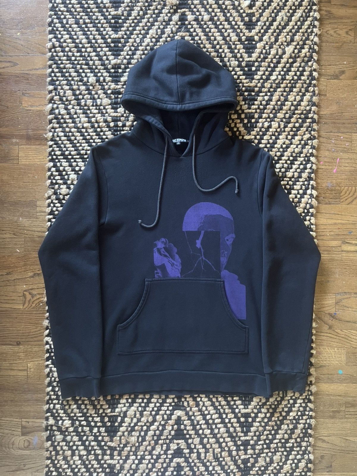Raf Simons Raf Simons AW05 Black/Purple Peter De Potter Graphic Hoodie Size US S / EU 44-46 / 1 - 1 Thumbnail